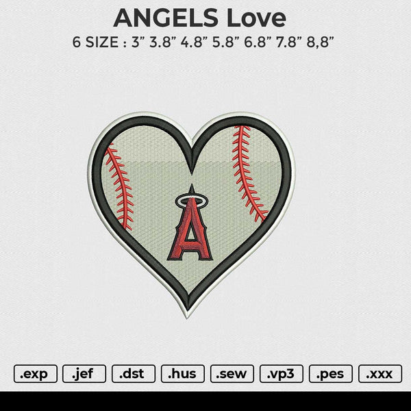 ANGELS KITTY Embroidery File 6 size