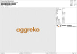 ANGGREKO Embroidery File 6 size