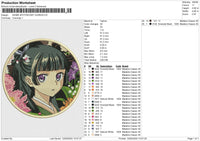 ANIME APOTHECARY DIARIES Embroidery File 6 size