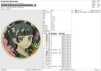 ANIME APOTHECARY DIARIES Embroidery File 6 size