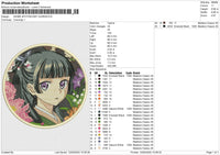 ANIME APOTHECARY DIARIES Embroidery File 6 size