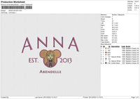 ANNA 281224 Embroidery File 6 size
