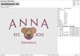 ANNA 281224 Embroidery File 6 size