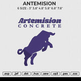 ANTEMISION Embroidery File 6 size