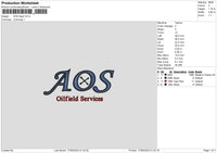 AOS Embroidery File 6 size