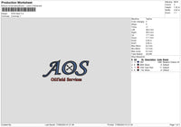 AOS Embroidery File 6 size