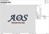 AOS Embroidery File 6 size