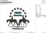 APPALOOSA CLUB Embroidery File 6 size