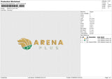 ARENA PLUS Embroidery File 6 size