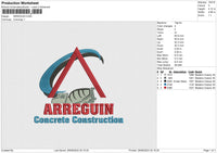 ARREGUIN Embroidery File 6 size