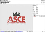 ASCE v1 Embroidery File 6 size