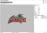 Astros V01 Embroidery File 6 sizes