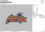 Astros V01 Embroidery File 6 sizes