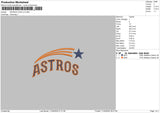 Astros V02 Embroidery File 6 sizes