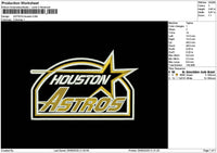 Astrostext 2506 Embroidery File 6 sizes