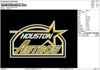 Astrostext 2506 Embroidery File 6 sizes