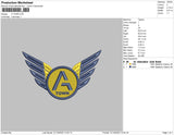 A TOWN Embroidery File 6 size