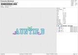 AUNTIE B v2 Embroidery File 6 sizes