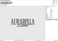 AURABELLA Embroidery File 6 size