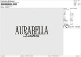 AURABELLA Embroidery File 6 size