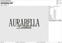 AURABELLA Embroidery File 6 size