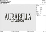 AURABELLA Embroidery File 6 size