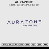 AURAZONE Embroidery File 6 size