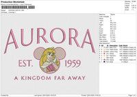 AURORA 220125 Embroidery File 6 size