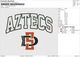 AZTECS Embroidery File 6 size