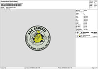 Squeezecircle Embroidery File 6 sizes