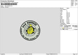 Squeezecircle Embroidery File 6 sizes