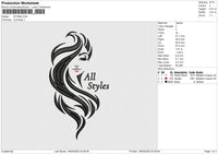 All Style Embroidery File 6 size