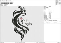 All Style Embroidery File 6 size