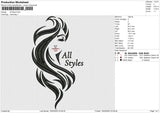 All Style Embroidery File 6 size