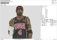 Allen Embroidery File 6 size