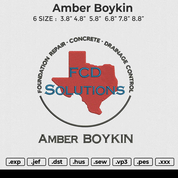 Amber Boykin Embroidery File 6 size