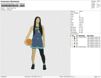 Angel Reese Embroidery File 6 size