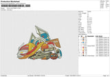 Anime eQUIPMENT Embroidery File 6 size