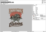 Houstontext 2206 Embroidery File 6 sizes
