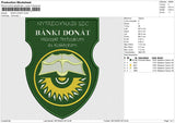 BANKI DONAT Embroidery File 6 size