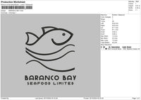 Barancotext 01 Embroidery File 6 sizes