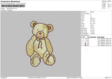 Bear 0810 Embroidery File 6 sizes