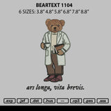 Beartext 1104 Embroidery File 6 sizes