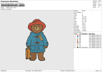 BEAR season Embroidery File 6 size