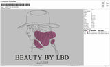 Beautytext 2105 Embroidery File 6 sizes