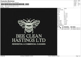 BEE CLEAN HASTINGS LTD Embroidery File 6 size