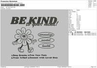 Flowerkind V3 Embroidery File 6 sizes