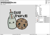 Cookies 02 Embroidery File 6 sizes