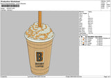 Coffee 0901 Embroidery File 6 sizes