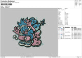 Bomb 01 Embroidery File 6 sizes